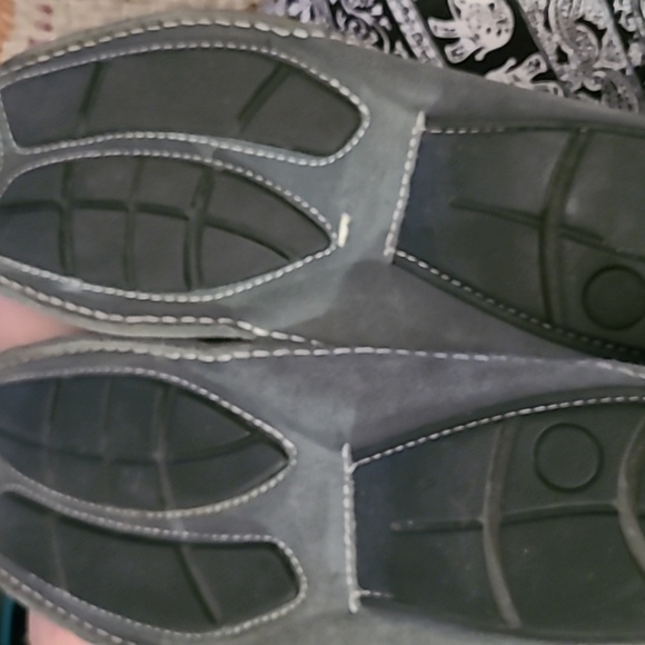 Steve madden gray swayed and leather loafers size 12 - Picture 2 of 6